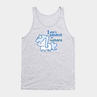 I don't believe in humans Tank Top